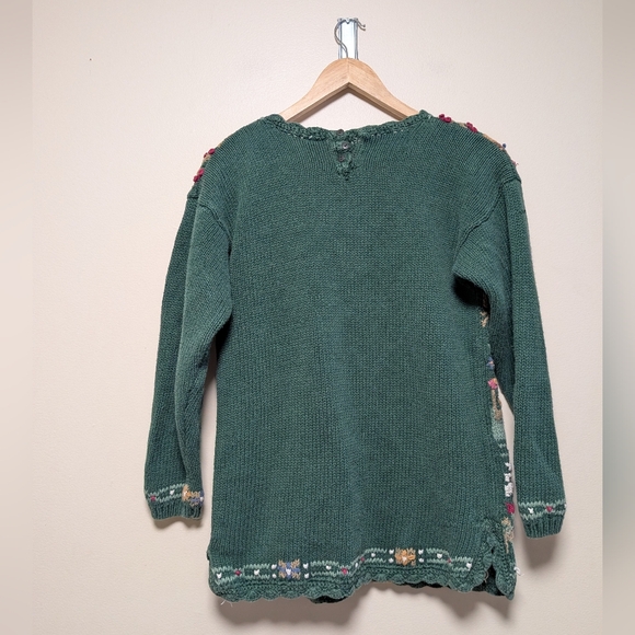 Signature by Northern Isles Hand Knit Sweater | Small | 3/4 Sleeve - Picture 5 of 13